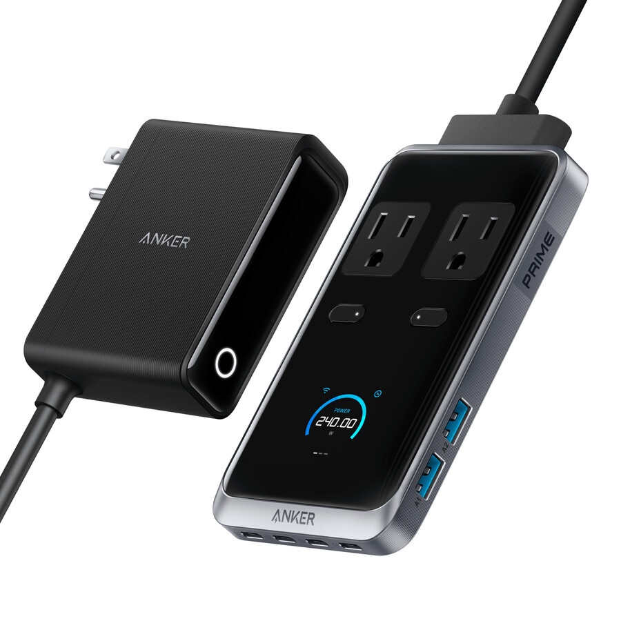 anker prime ladestasjon 8-i-1 240w