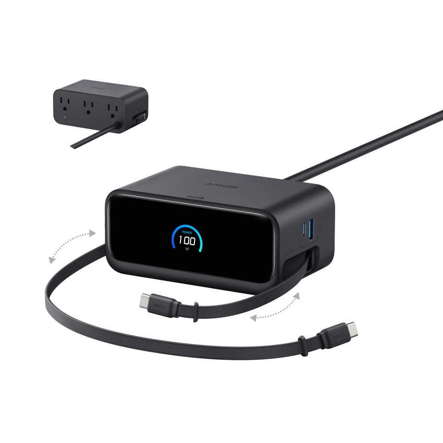 anker nano ladestasjon 7-i-1 100w