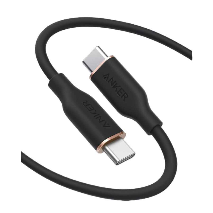 anker 643 usb-c til usb-c-kabel flow silikon