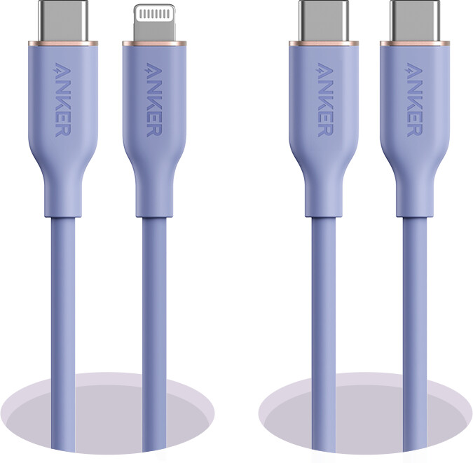 anker 643 usb-c til usb-c-kabel flow silikon