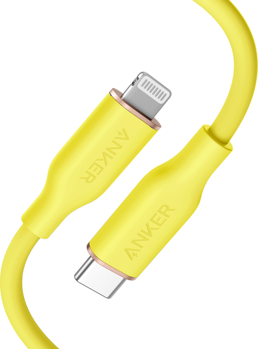anker 641 usb-c til lightning-kabel flow 90 cm silikon