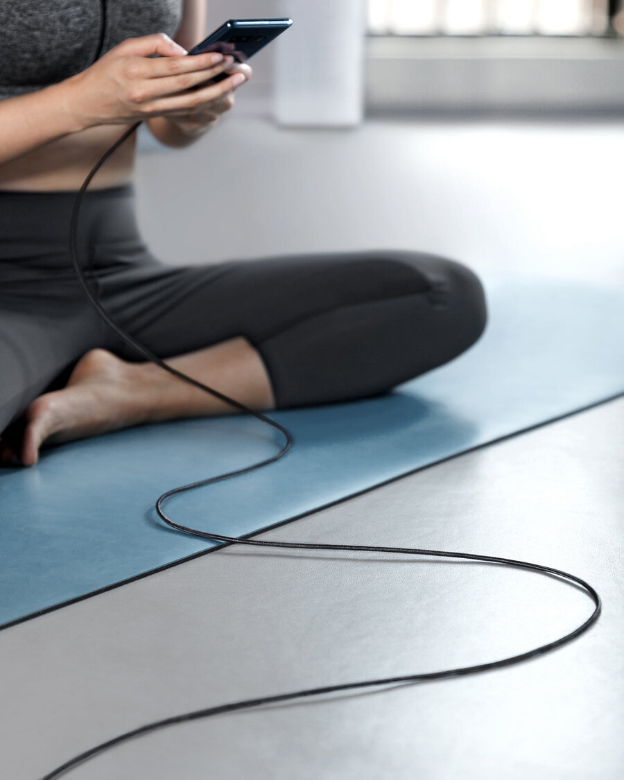 anker premium nylon usb-c til usb-a-kabel 2-pakning