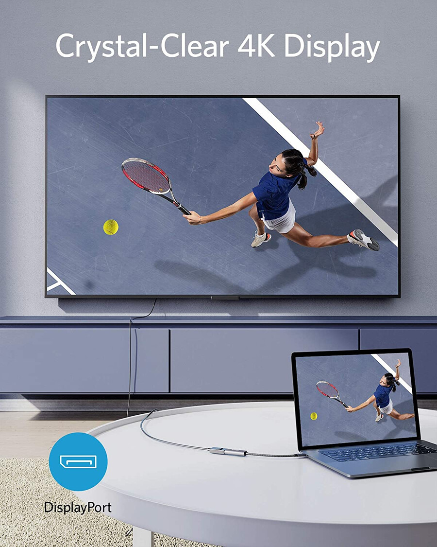 anker powerexpand usb-c til displayport-adapter