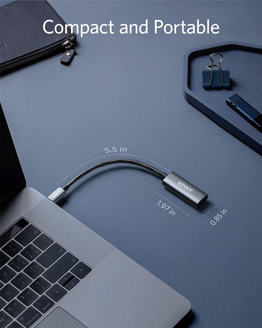 anker powerexpand usb-c til displayport-adapter