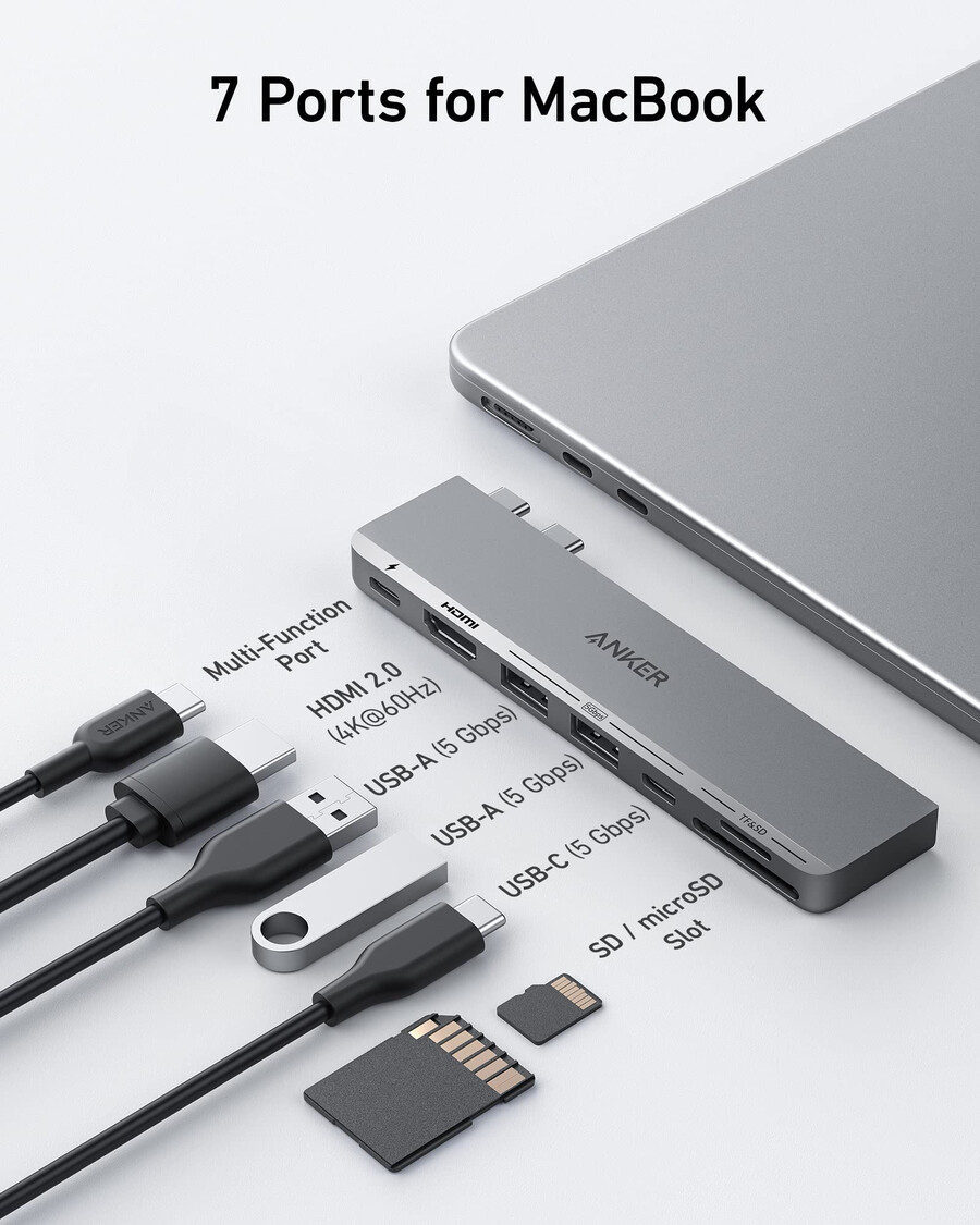 anker 547 usb-c-hub 7-i-2 for macbook