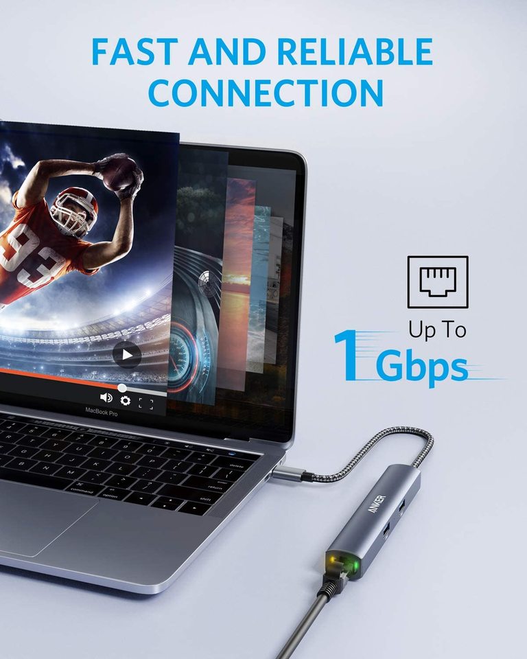 anker 543 usb-c-hub 6-i-1 slank