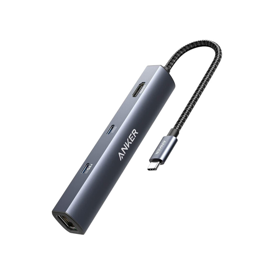 anker 543 usb-c-hub 6-i-1 slank