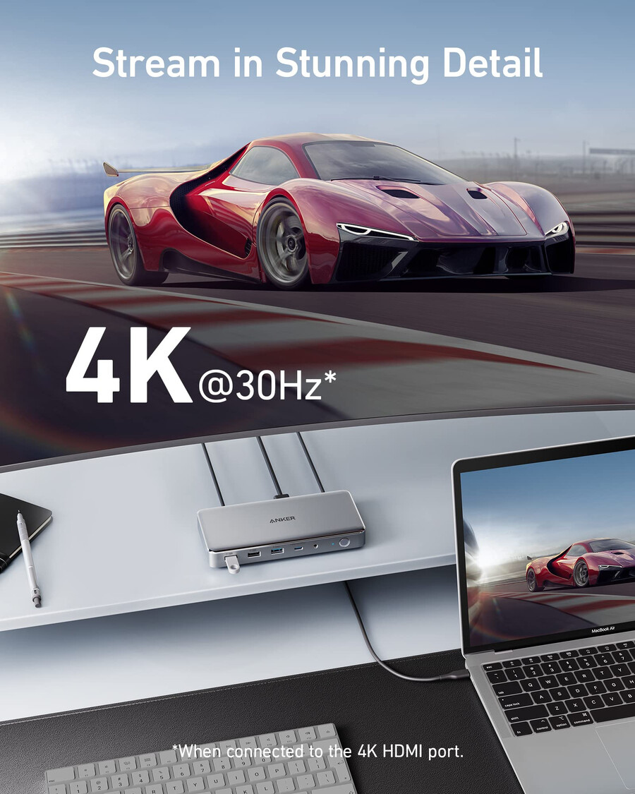 anker 563 usb-c-dokkingstasjon 10-i-1