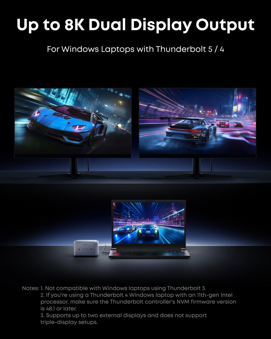 anker prime thunderbolt 5-dokkingstasjon 14-i-1 140 w 8k tb5