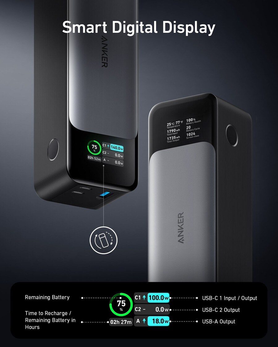 anker 737 powerbank powercore 24k