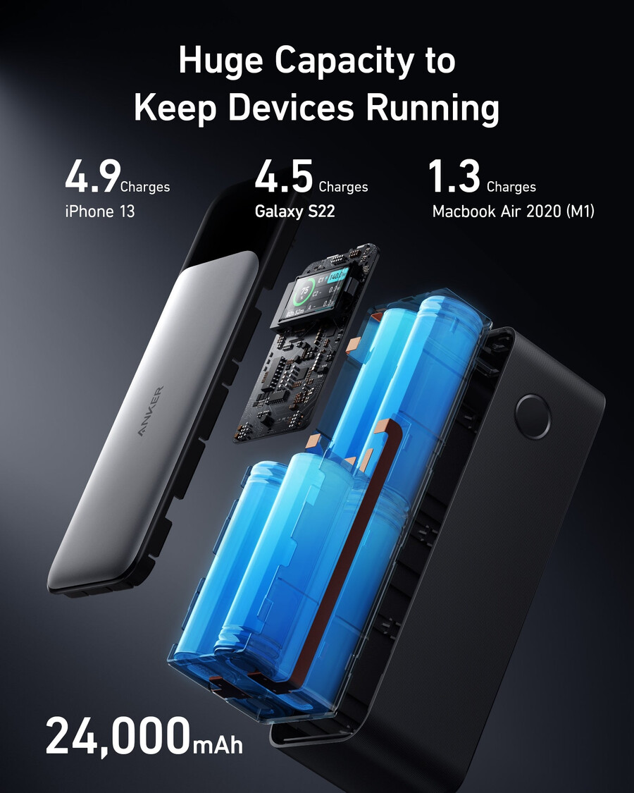 anker 737 powerbank powercore 24k