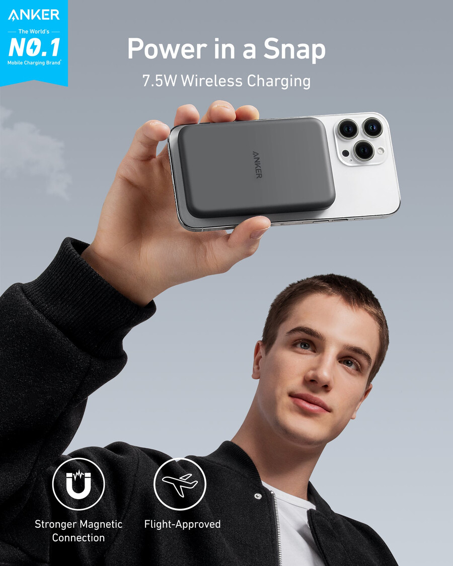 anker 621 magnetisk batteri maggo