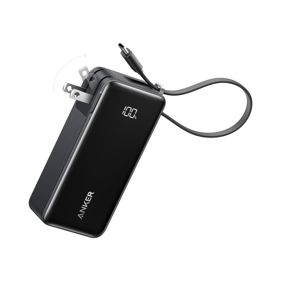 anker power bank 10k fusion innebygd kabel