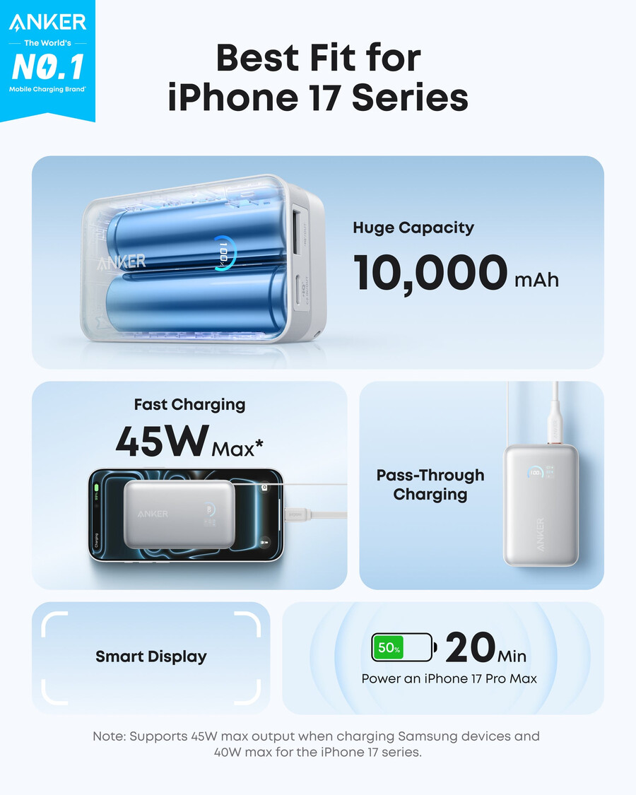 anker nano usb-c hurtiglader 45w