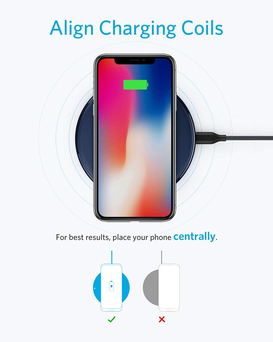 anker 313 trådløs lader matte