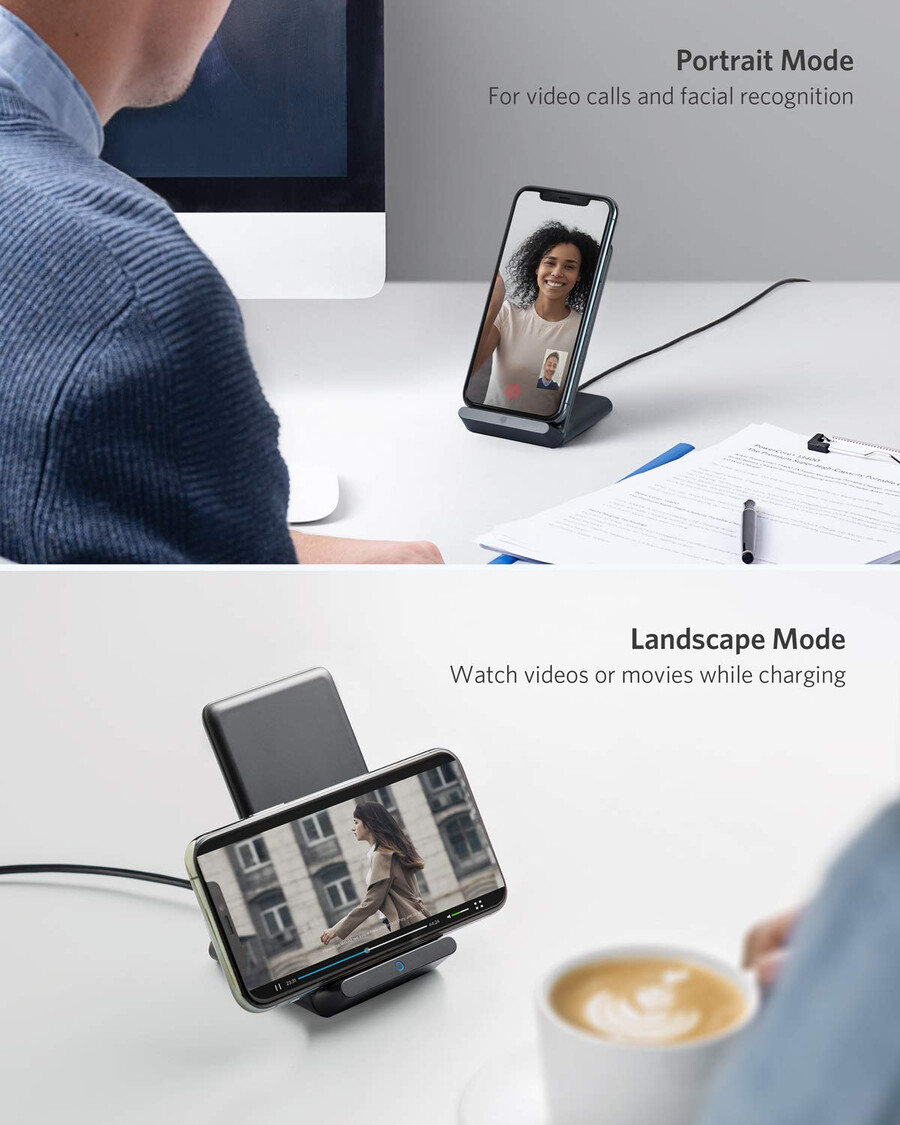 anker 313 trådløs lader stativ